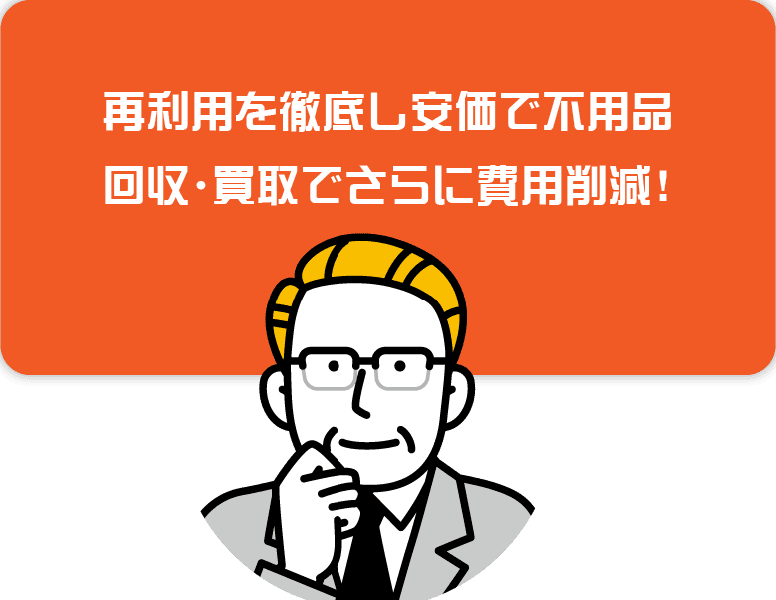 現場へ迅速対応！経験豊富なスタッフが回収！